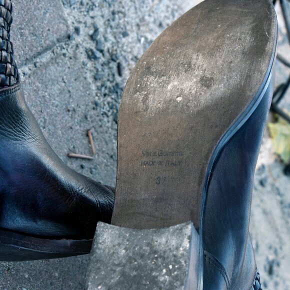 1990s made in Italy Vera Gomma Knee-high boots - Picture 2 of 4